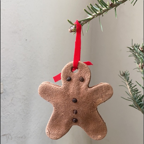 Gingerbread Man Christmas Ornaments SET OF 2 - Picture 2 of 4